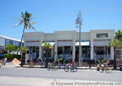 Women on Bicycles in Key West on Duval St.jpg