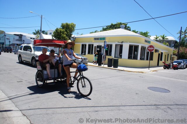 Bicycle Drawn Carriage Pedicab on Duval St Key West.jpg