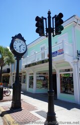 Clock Tower in front of Point Break Tobacco Outlet Key West on Duval.jpg