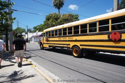 Monroe District School Bus near Southernmost Point Key West.jpg