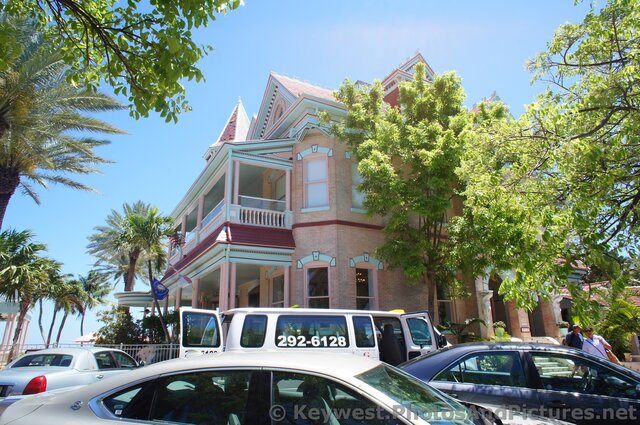 Key West Golf Club van parked outside of Southernmost Hotel.jpg