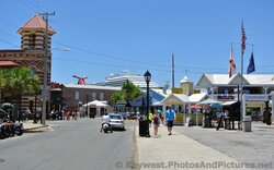 View of Cruise Ship & Harbor House from Front St Key West.jpg