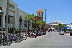 View of Carnival Breeze Cruise Ship docked in Key West from Front St.jpg