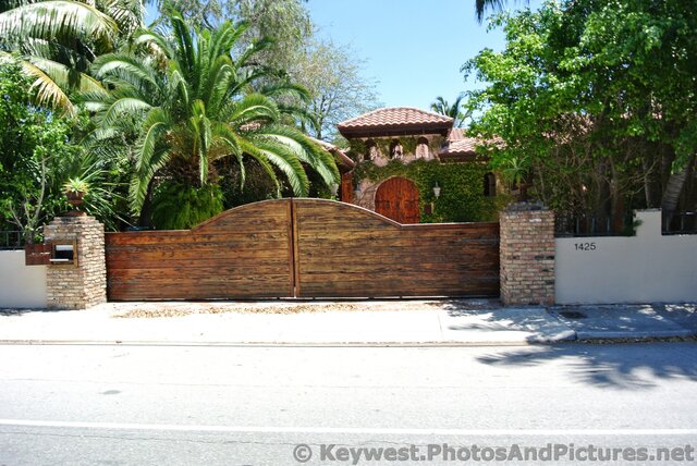 Spanish style Home with Wooden Gates in Key West Near Higgs Beach.jpg