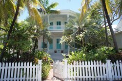 712 Eaton St Key West Home with White Picket Fences & Cyan shutters.jpg