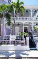 Three Story House with Wrap Around Deck and Lavendar Shutters in Key West.jpg